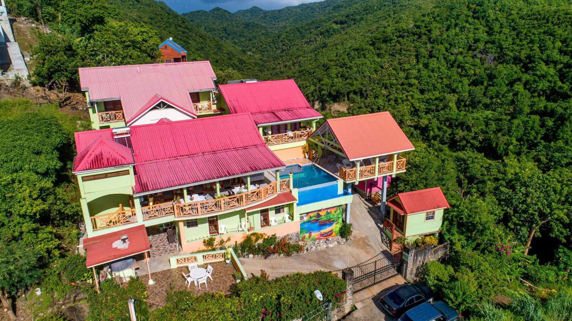 Tropical Paradise View Anse La Raye Exteriér fotografie